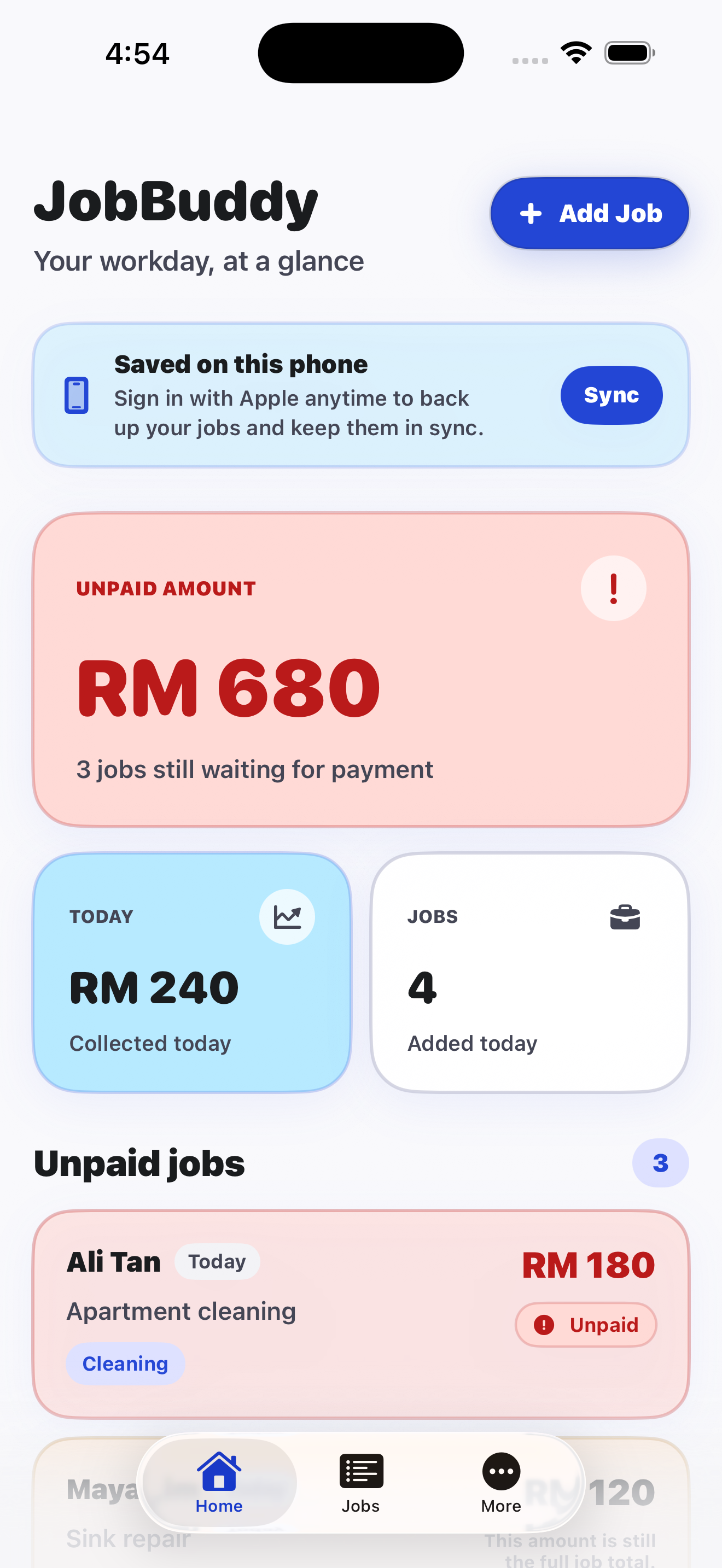 WhoPaid: Job Pay Tracker – screenshot 1