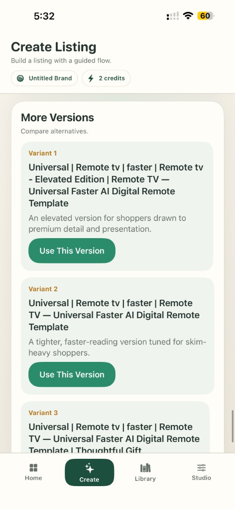 SellerQuill AI – screenshot 1